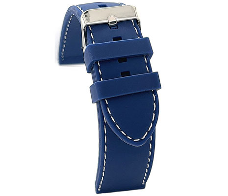 pulsera de silicona azul